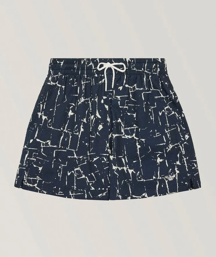 Abstract Swim Shorts