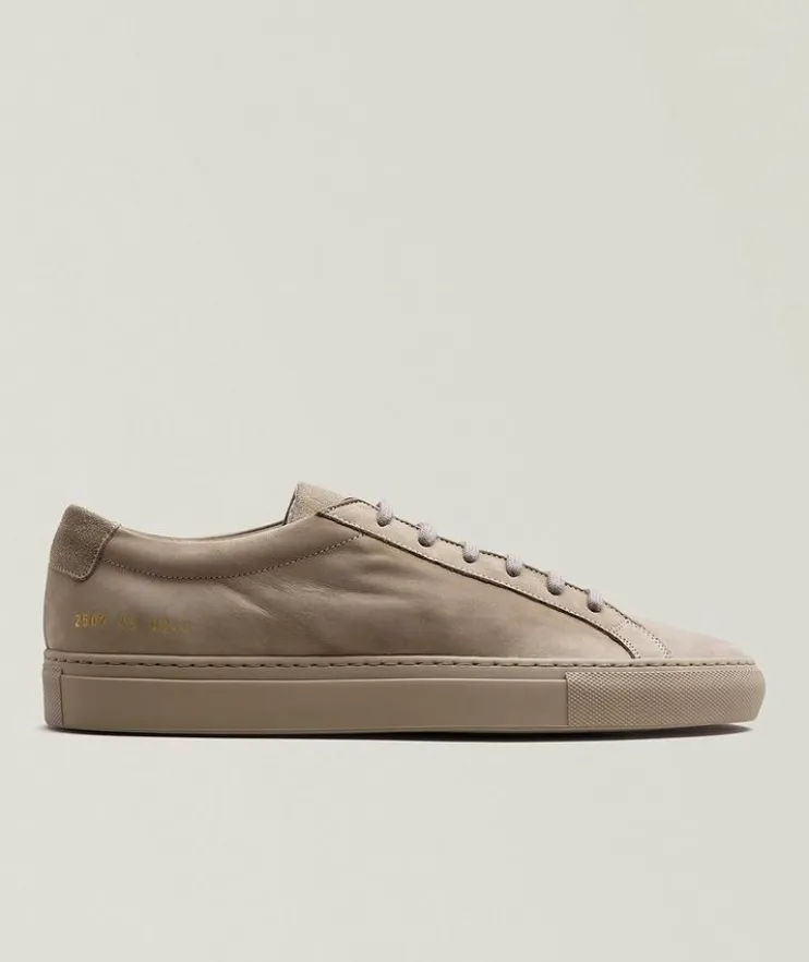 Achilles Nubuck Leather Sneakers