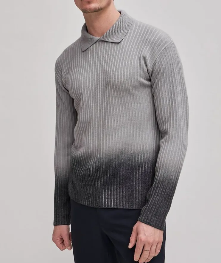 Airbrushed Detailing Virgin Wool Sweater