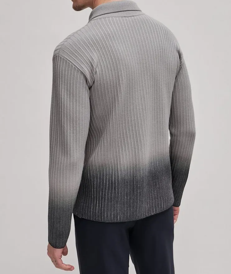 Airbrushed Detailing Virgin Wool Sweater