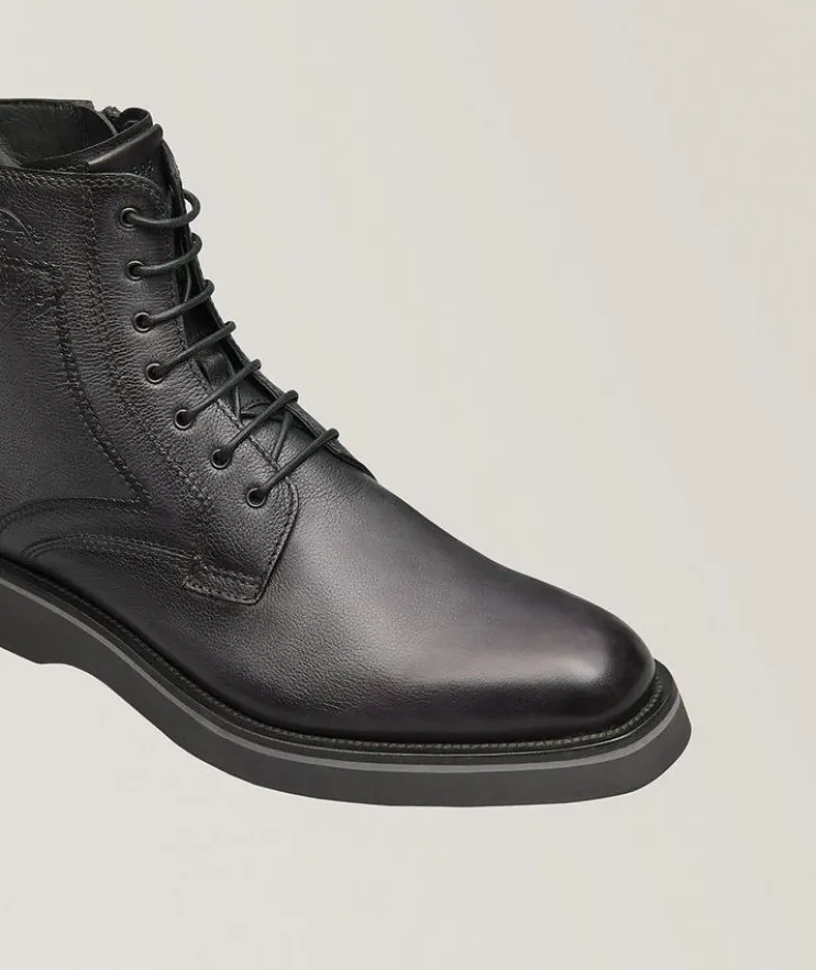 Alessio Scritto Leather Boots