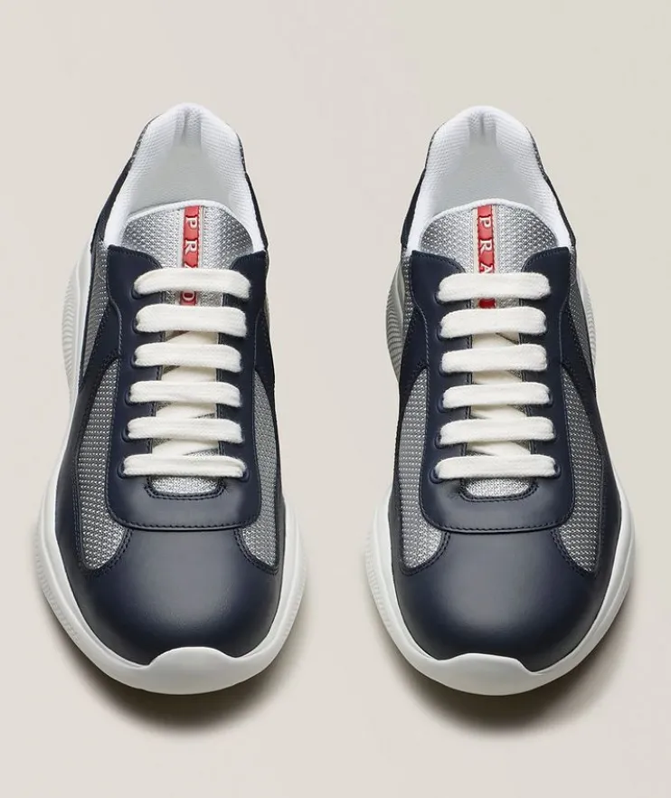 America's Cup Leather & Mesh Sneakers