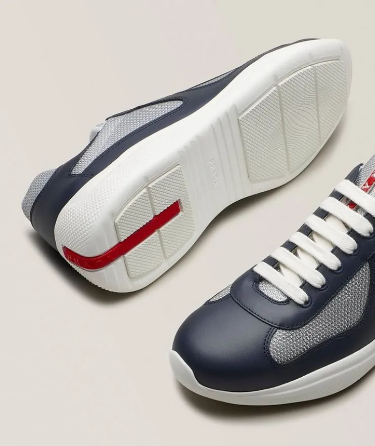 America's Cup Leather & Mesh Sneakers