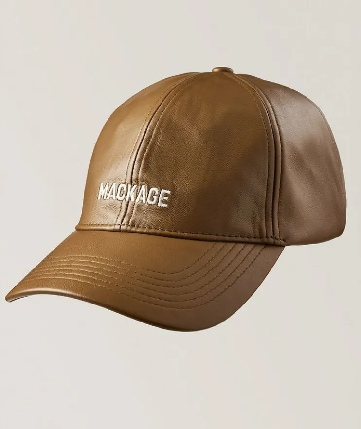 Anderson Leather Logo Cap