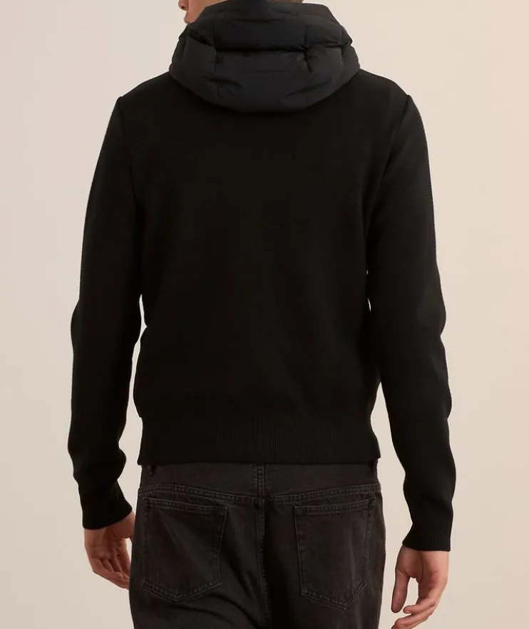 Andrew Hybrid Down Hooded Jacket