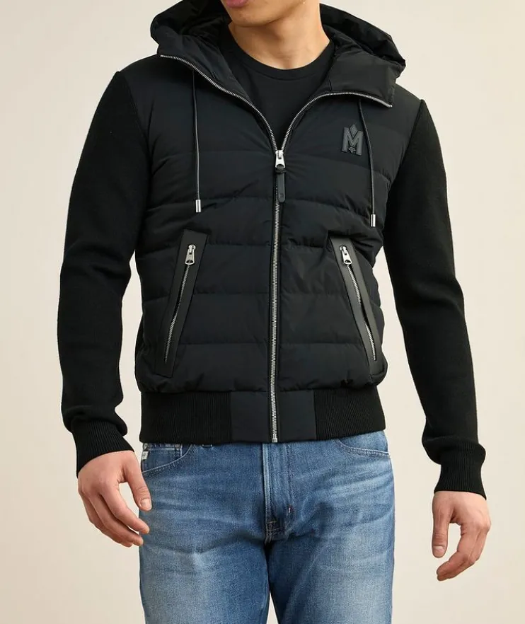 Andrew Hybrid Down Hooded Jacket