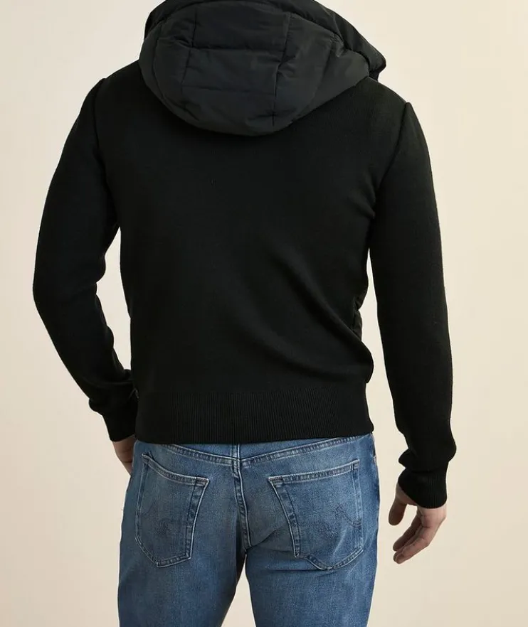 Andrew Hybrid Down Hooded Jacket