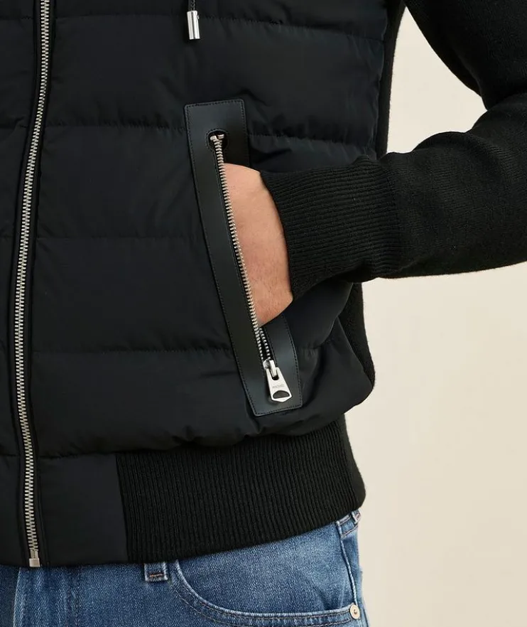 Andrew Hybrid Down Hooded Jacket