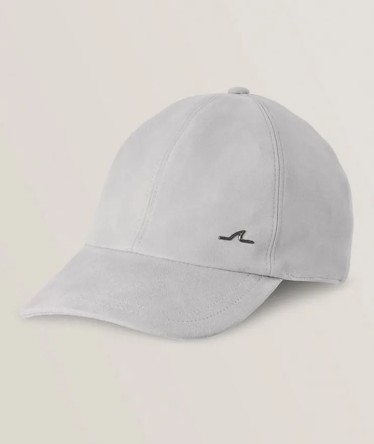 Aqualeather Suede Baseball Cap