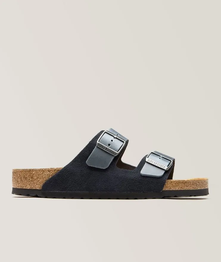 Arizona Mixed Leather Sandals