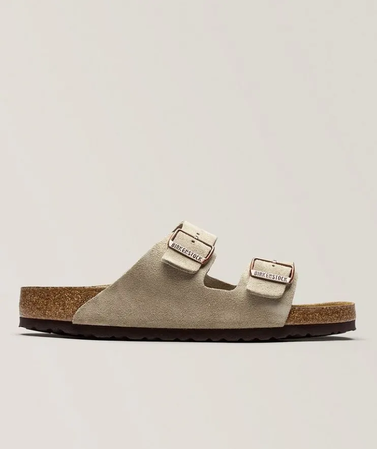 Arizona Soft Footbed Suede Leather Sandals