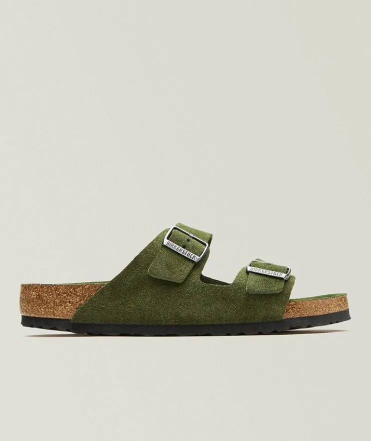 Arizona Soft Footbed Suede Leather Sandals