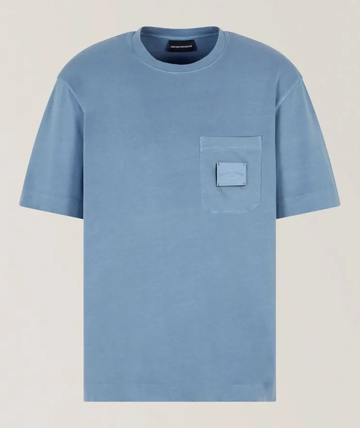 ASV Leather Logo Patch Jersey T-Shirt