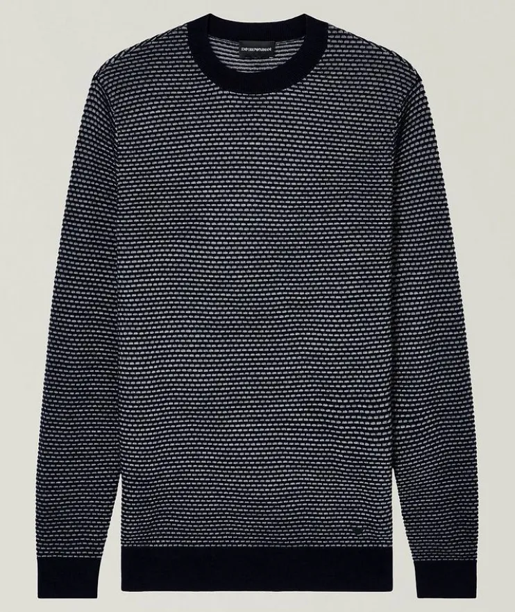 ASV Two-Tone Jacquard Sweater