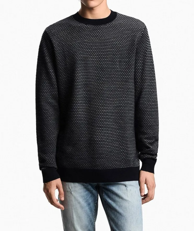 ASV Two-Tone Jacquard Sweater