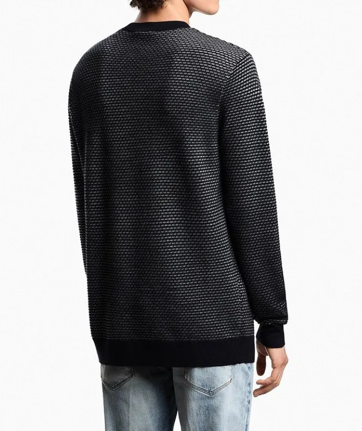 ASV Two-Tone Jacquard Sweater
