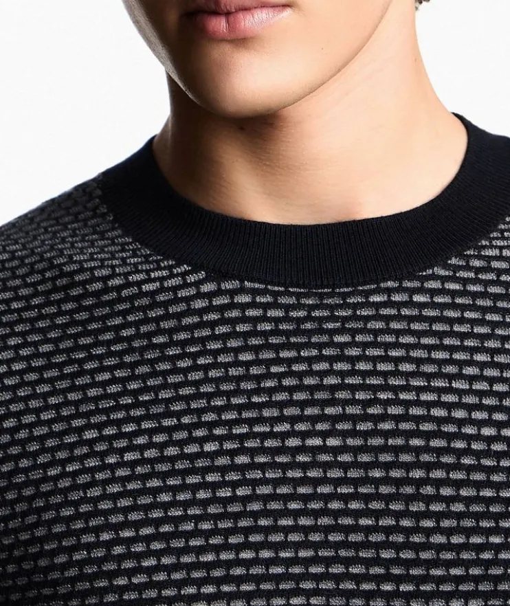 ASV Two-Tone Jacquard Sweater