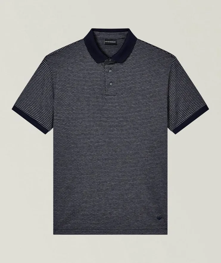 ASV Two-Tone Printed Polo