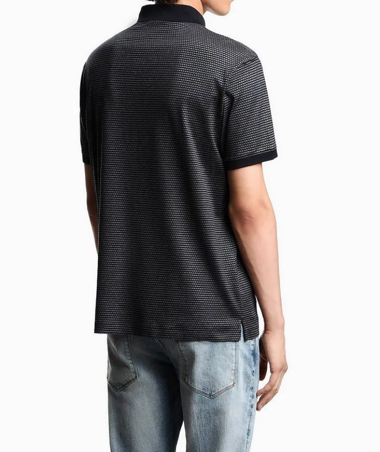 ASV Two-Tone Printed Polo