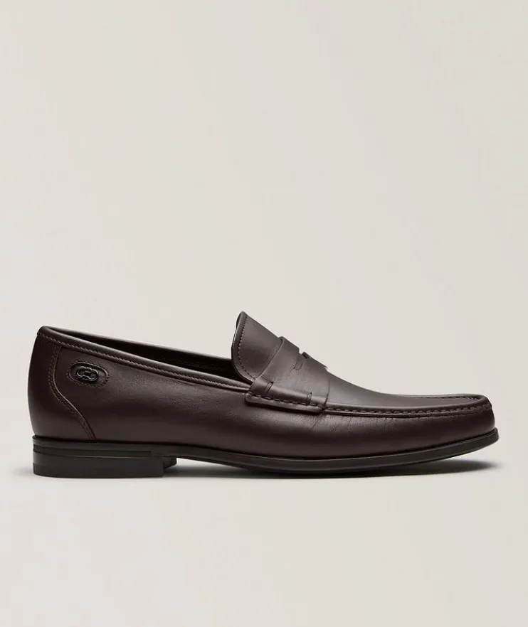 Athen Leather Penny Loafers