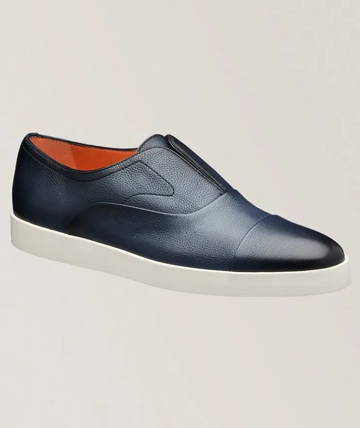 Atlantis Cap-Toe Leather Sneakers