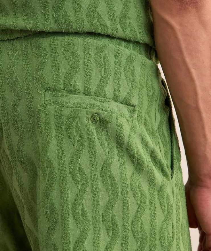 Augusto Terry Jacquard Shorts
