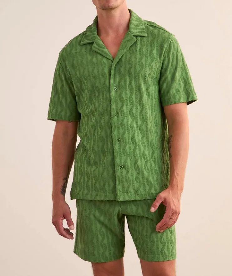 Augusto Terry Jacquard Shorts