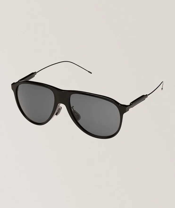 Aviator Acetate Sunglasses
