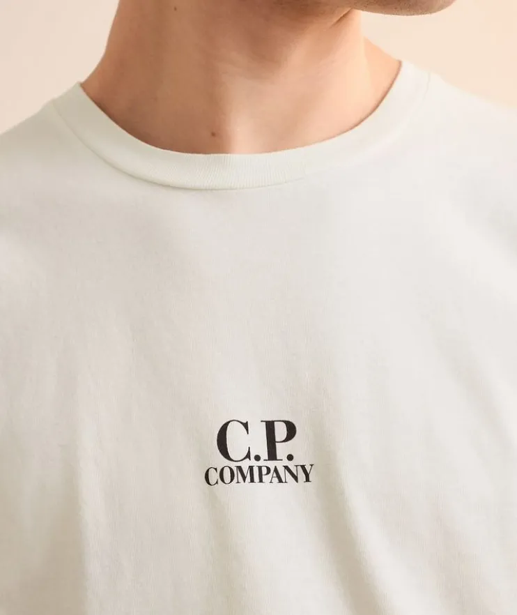 Back Graphic Print Cotton T-Shirt