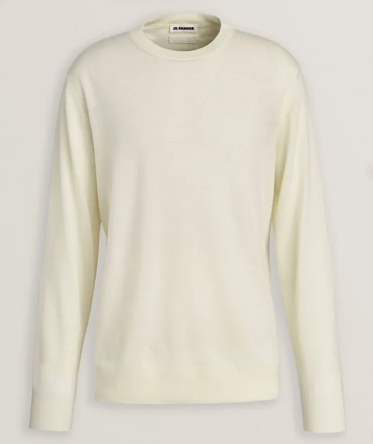 Back Seam Wool Sweater