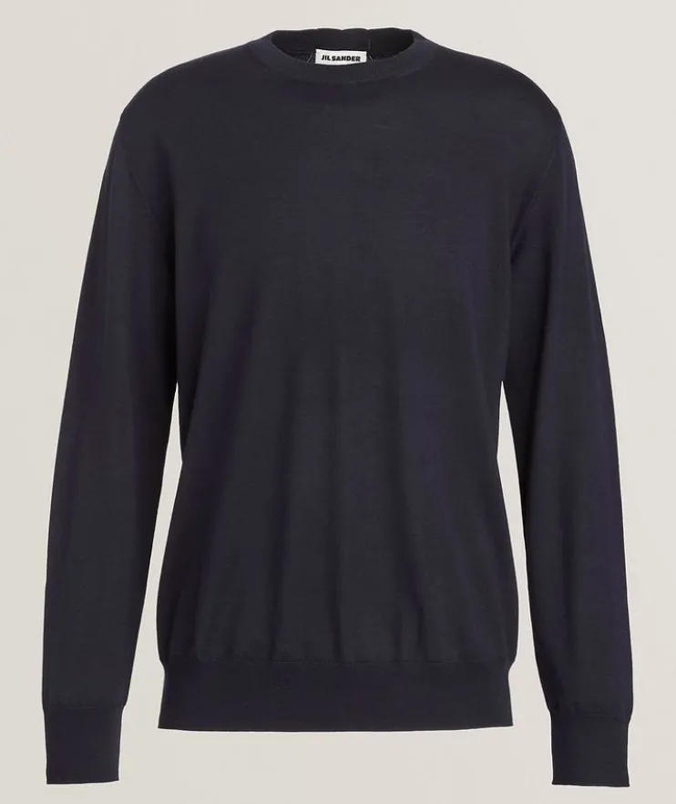 Back Seam Wool Sweater