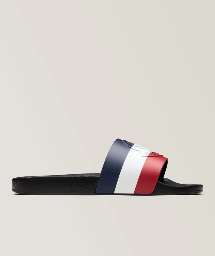 Baile Tricolour Rubber Slides