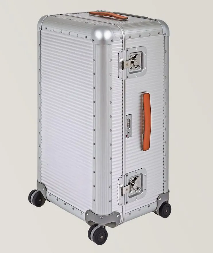 Bank Trunk On Wheels Aluminium Luggage