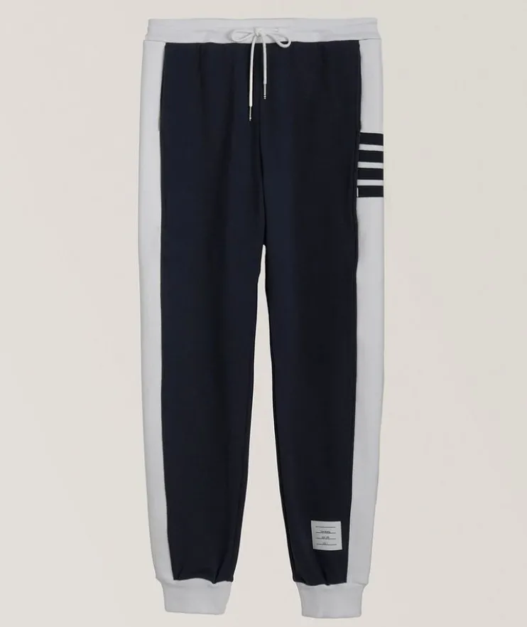 4-Bar Colourblock Loopback Sweatpants