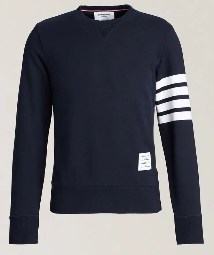 4-Bar Cotton Sweater