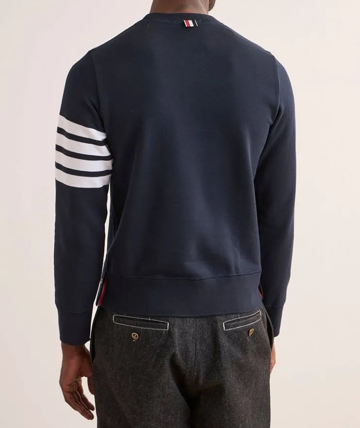 4-Bar Cotton Sweater