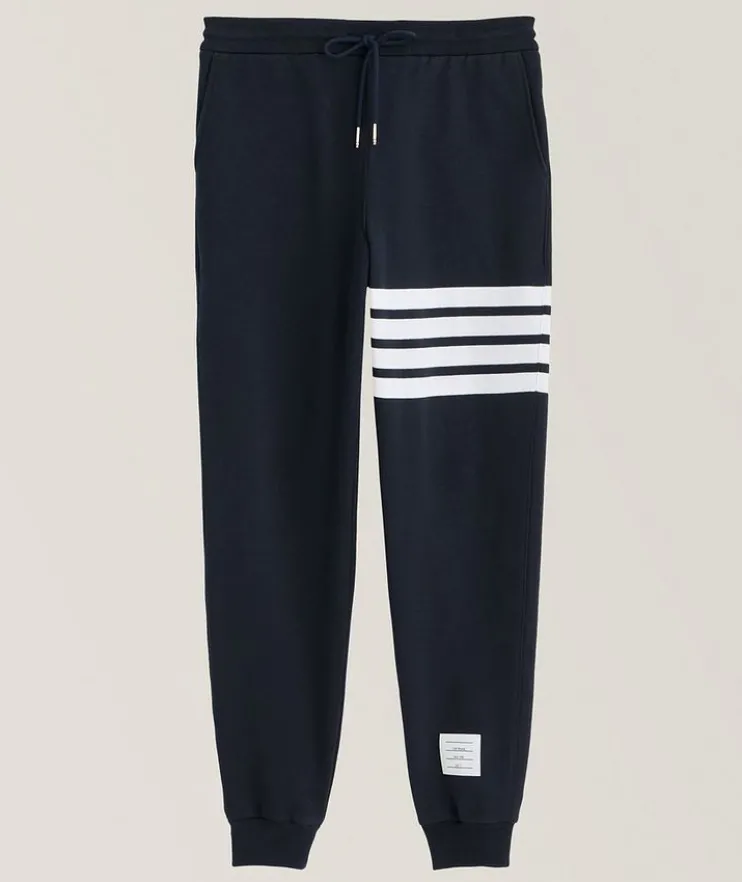 4-Bar Cotton Sweatpants