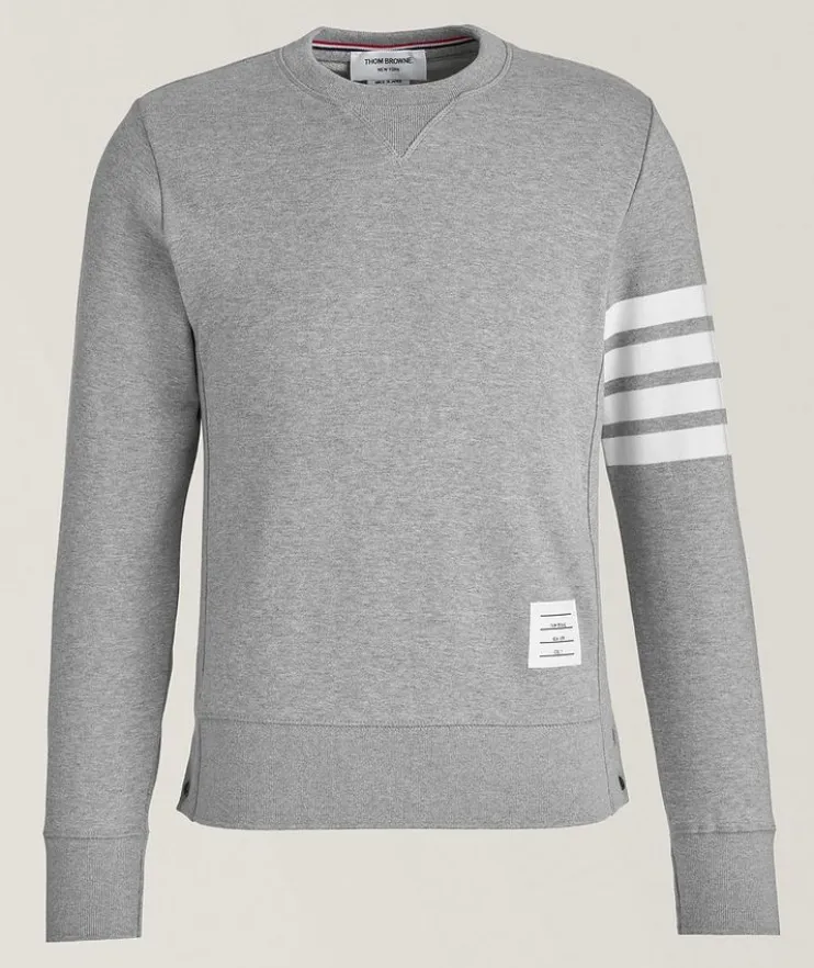 4-Bar Cotton Sweatshirt