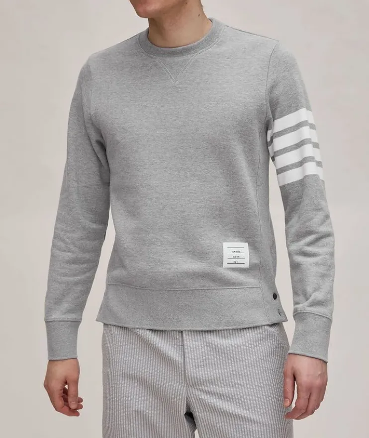 4-Bar Cotton Sweatshirt