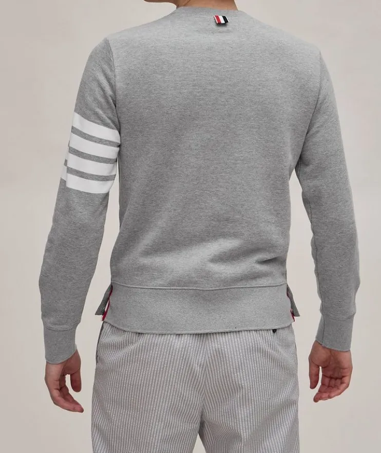 4-Bar Cotton Sweatshirt