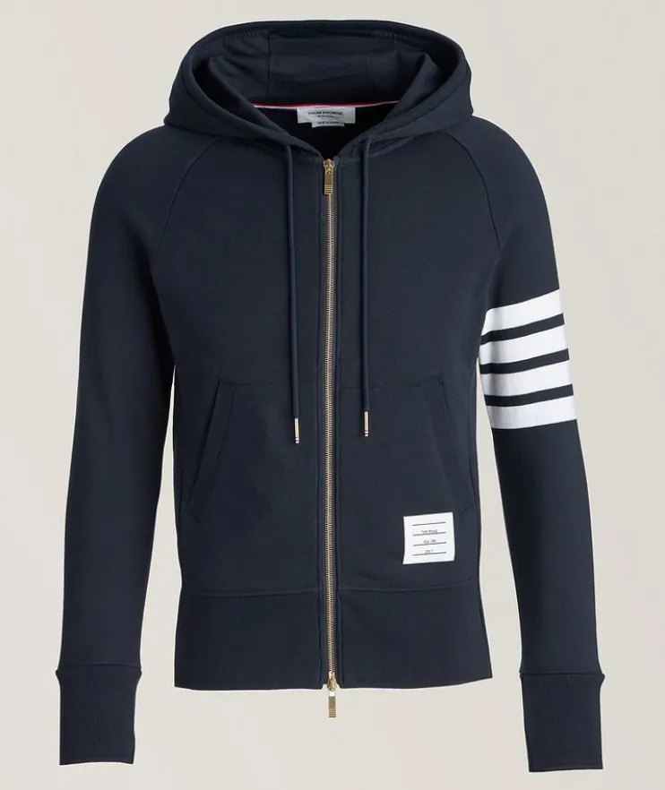 4-Bar Zip-Up Sweater