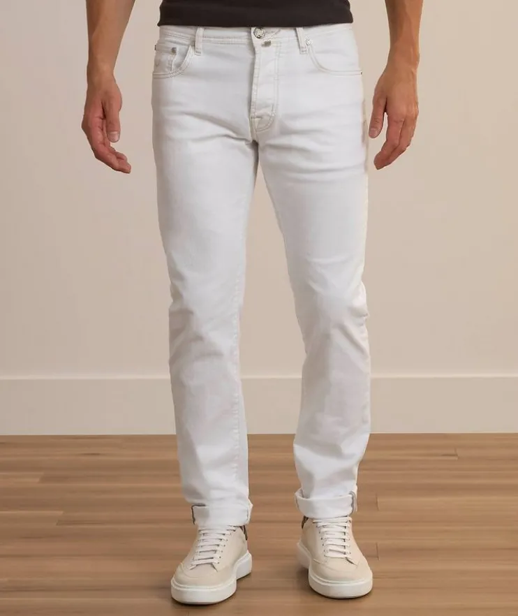 Bard Tile Patch Slim-Fit Jeans