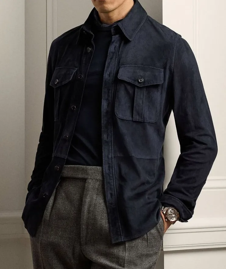 Barron Suede Overshirt
