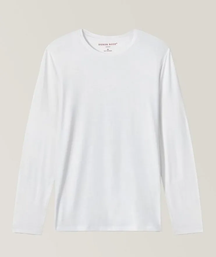 Basel Long-Sleeve Stretch-Micromodal T-Shirt