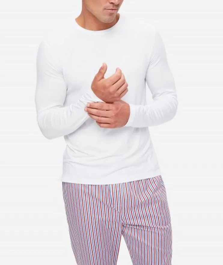 Basel Long-Sleeve Stretch-Micromodal T-Shirt