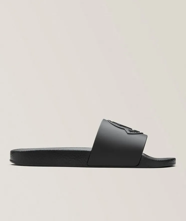 Basile Logo Slide Sandals