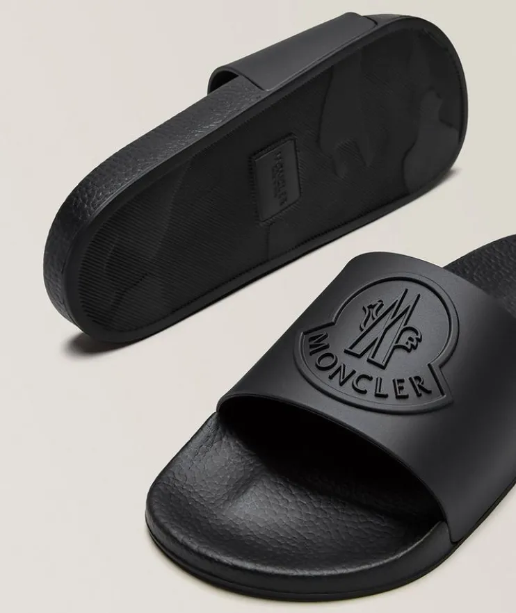 Basile Logo Slide Sandals