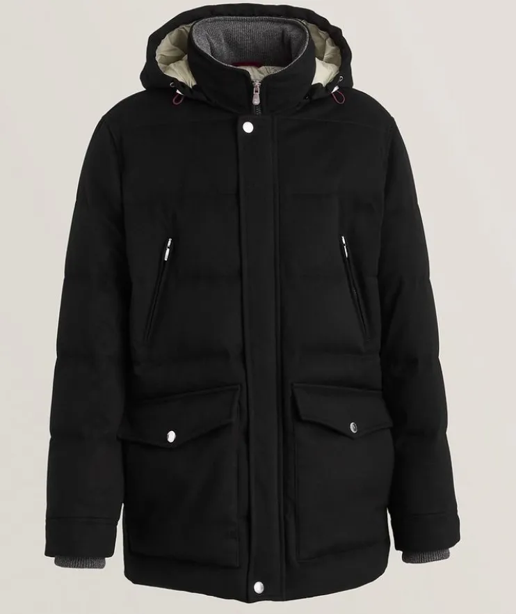 Beaver Padded Wool Jacket