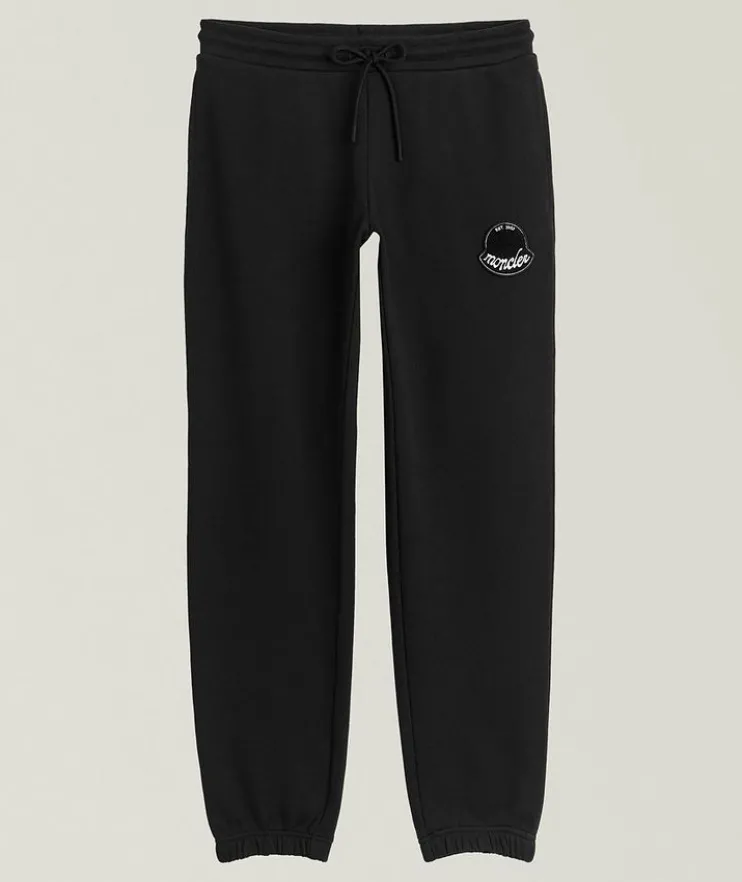 Bell Logo Patch Cotton Sweatpants