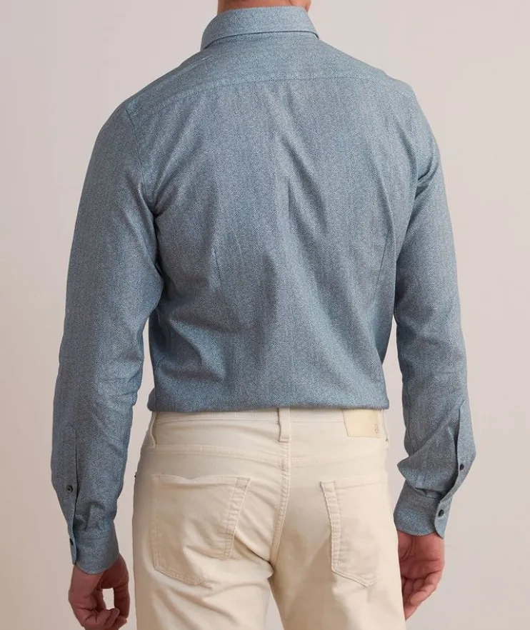 Bellagio Sartorial Herringbone Dress Shirt